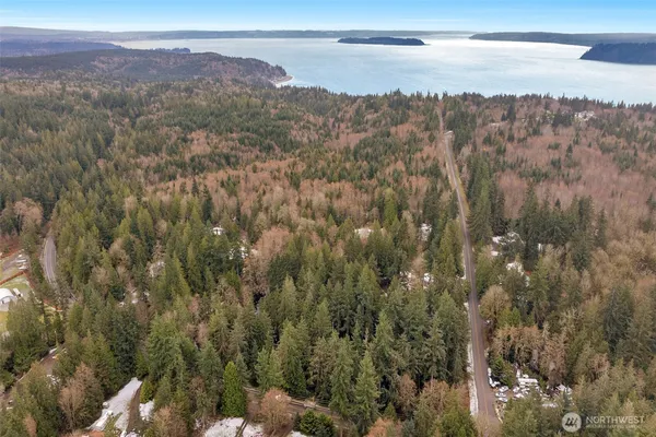 a view of city and mountain