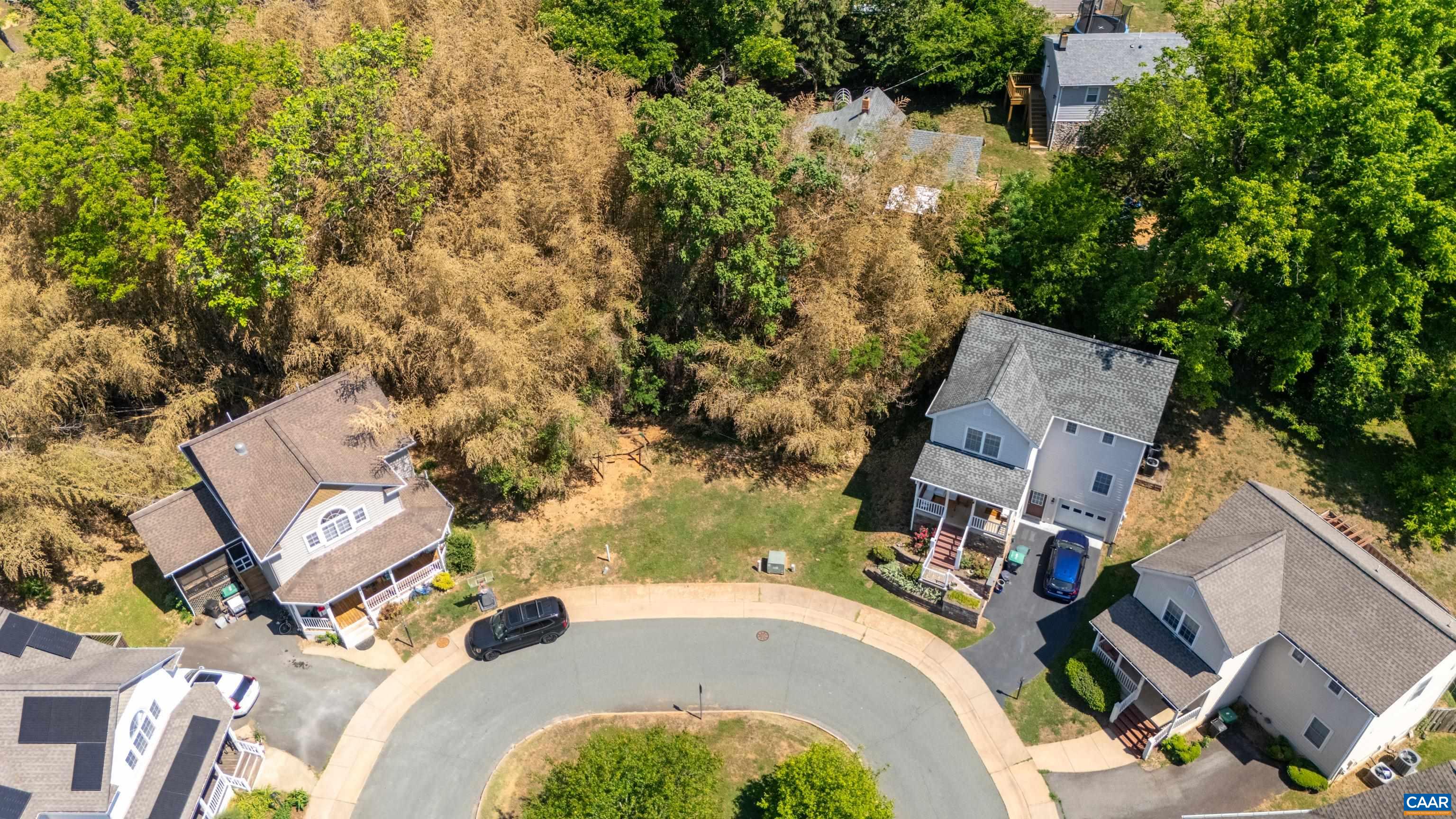 125 Roy's Place Charlottesville, VA 22902 - Photo 13 of 19 an aerial view of a house with a yard