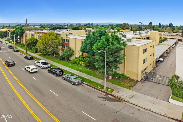 a view of a city with ocean view