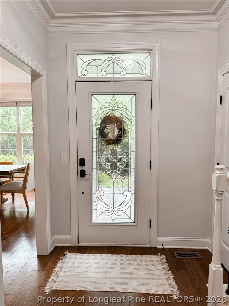 93 Falcon Ridge Drive Spring Lake, NC 28390 - Photo 5 of 50 a view of entryway with wooden floor