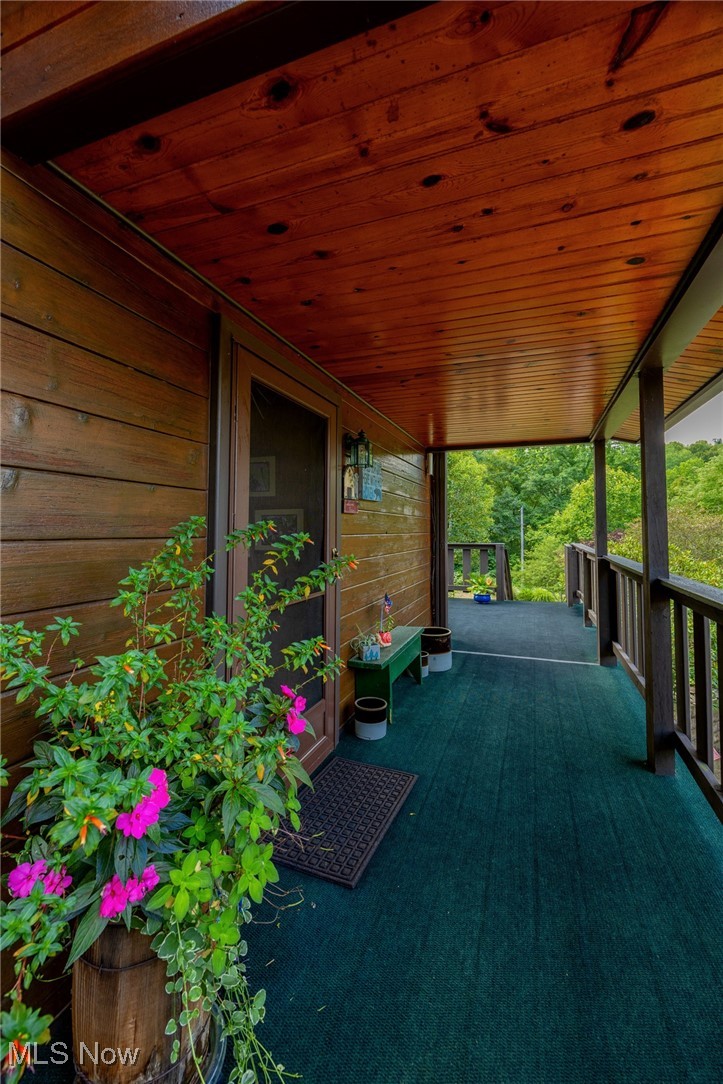 55901 Deep Run Road Martins Ferry, OH 43935 - Photo 40 of 50 View of patio with a porch