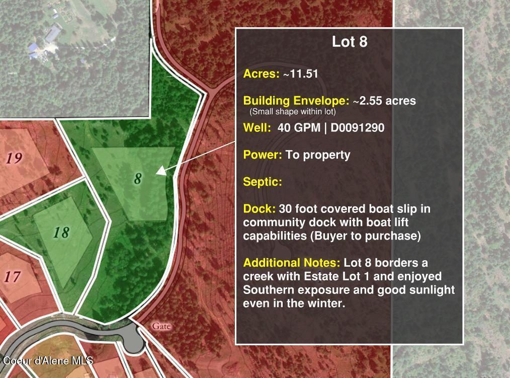 8 North N Camp Sagle, ID 83860 - Photo 2 of 37 Map With Txt