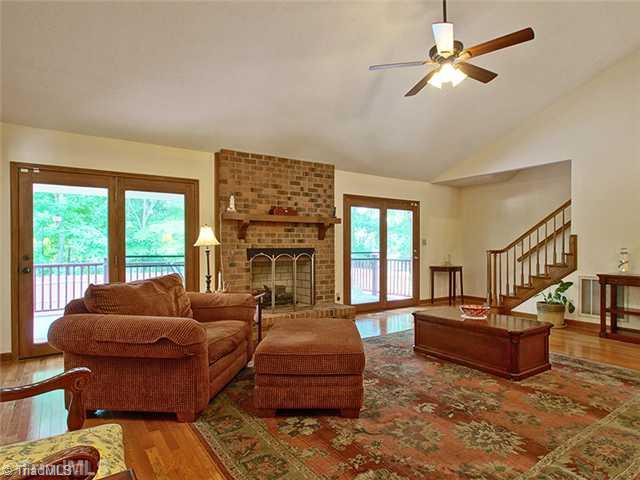 3004 Havasu Way High Point, NC 27265 - Photo 4 of 16 Den/Family/Great Room. Stairs lead up to 4th Bedroom or Bonus, which ever suits your needs. Large Deck off Great Room on back of home.