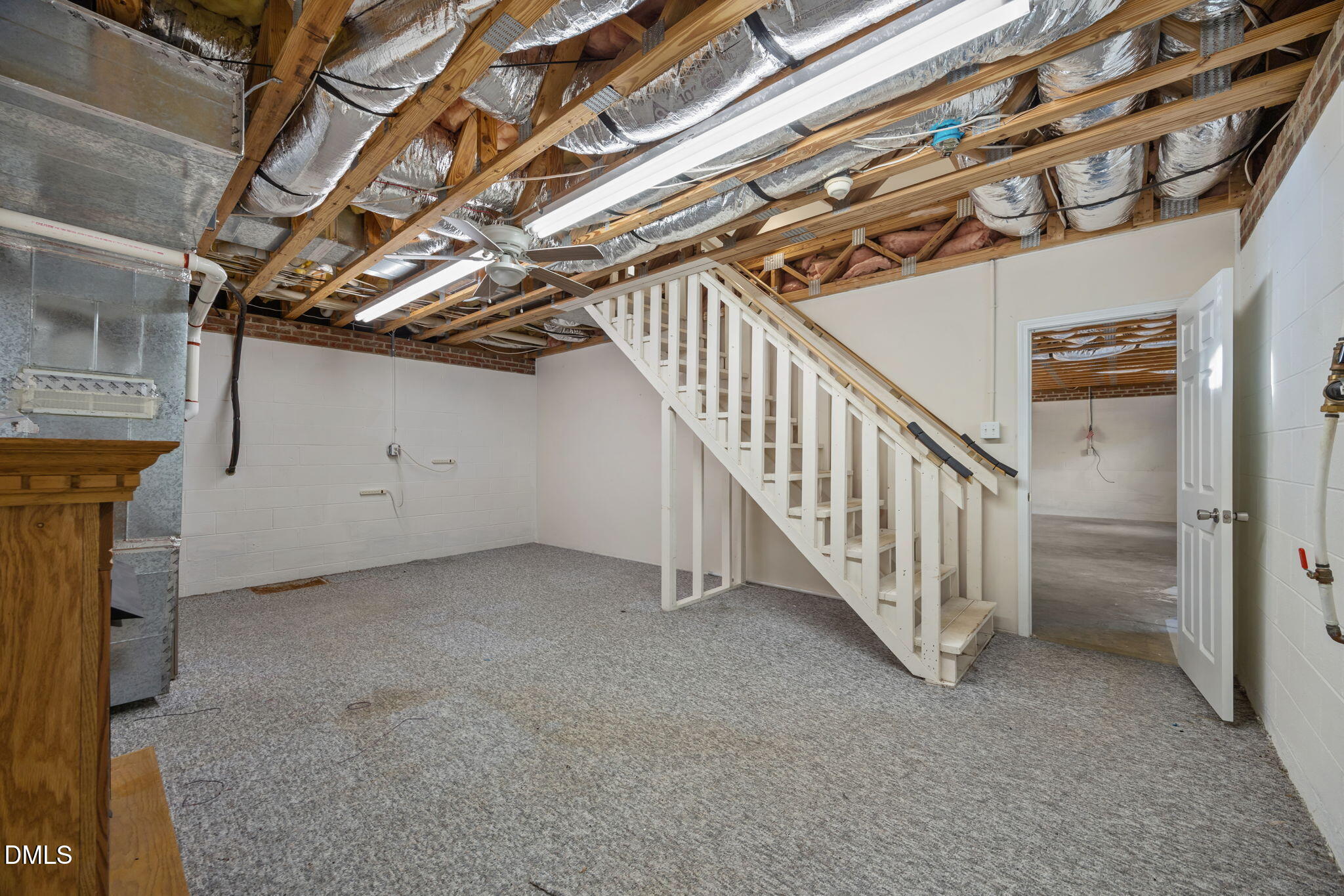 2267 South Jim Minor Road Haw River, NC 27258 - Photo 20 of 36 a view of a hallway with stairs