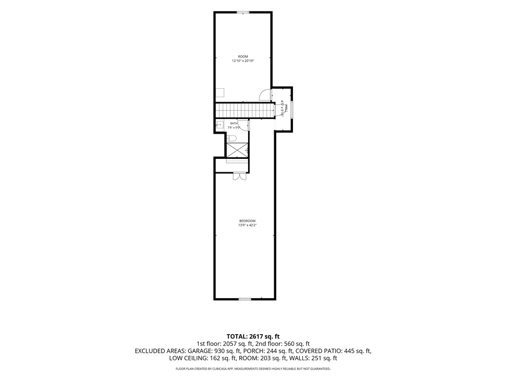 921 Falling Waters Lane Seneca, SC 29672 - Photo 46 of 46 A comprehensive floor plan detailing the property's layout across two levels.