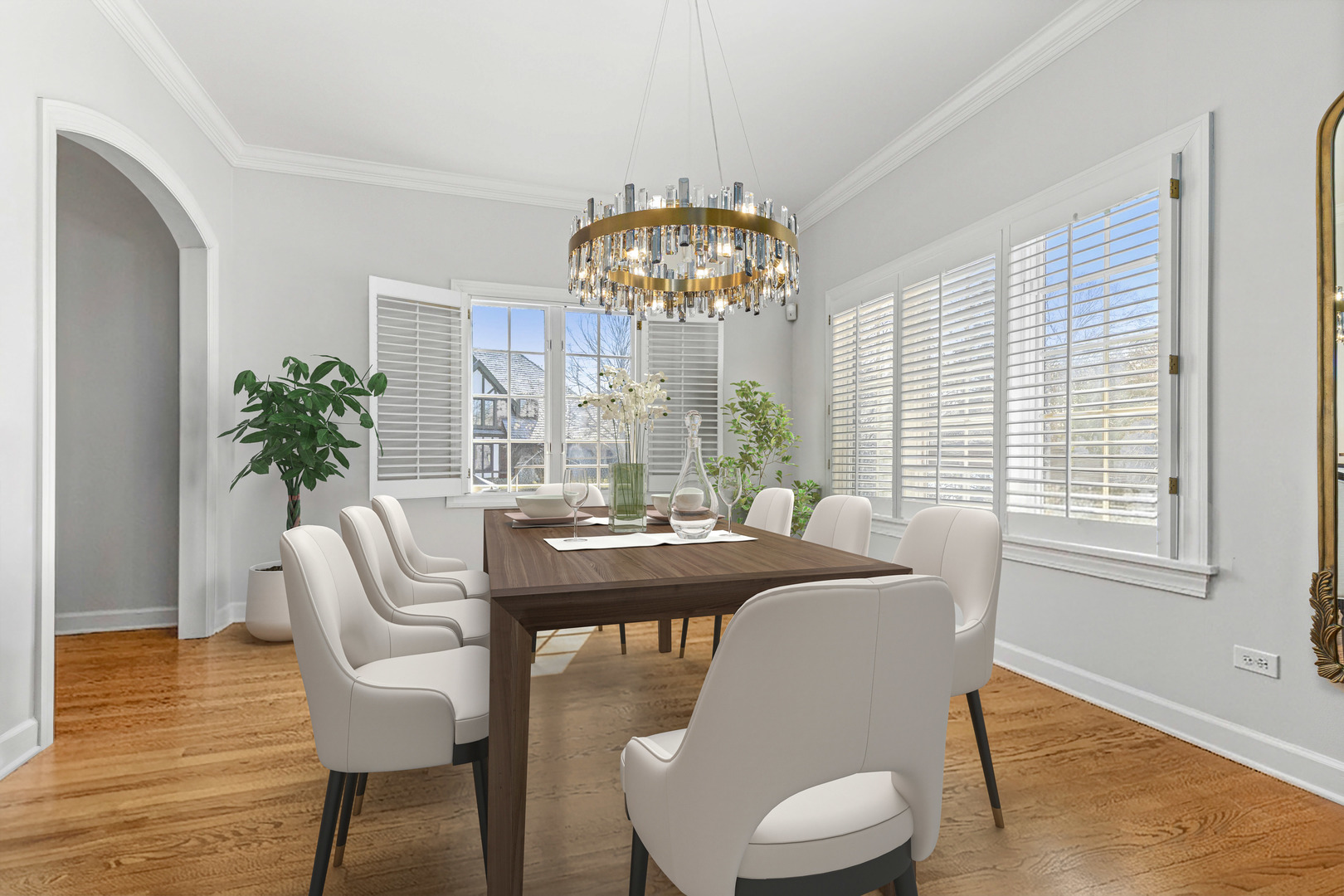 406 Kenmare Drive Burr Ridge, IL 60527 - Photo 10 of 27 a view of a dining room with furniture window and outside view