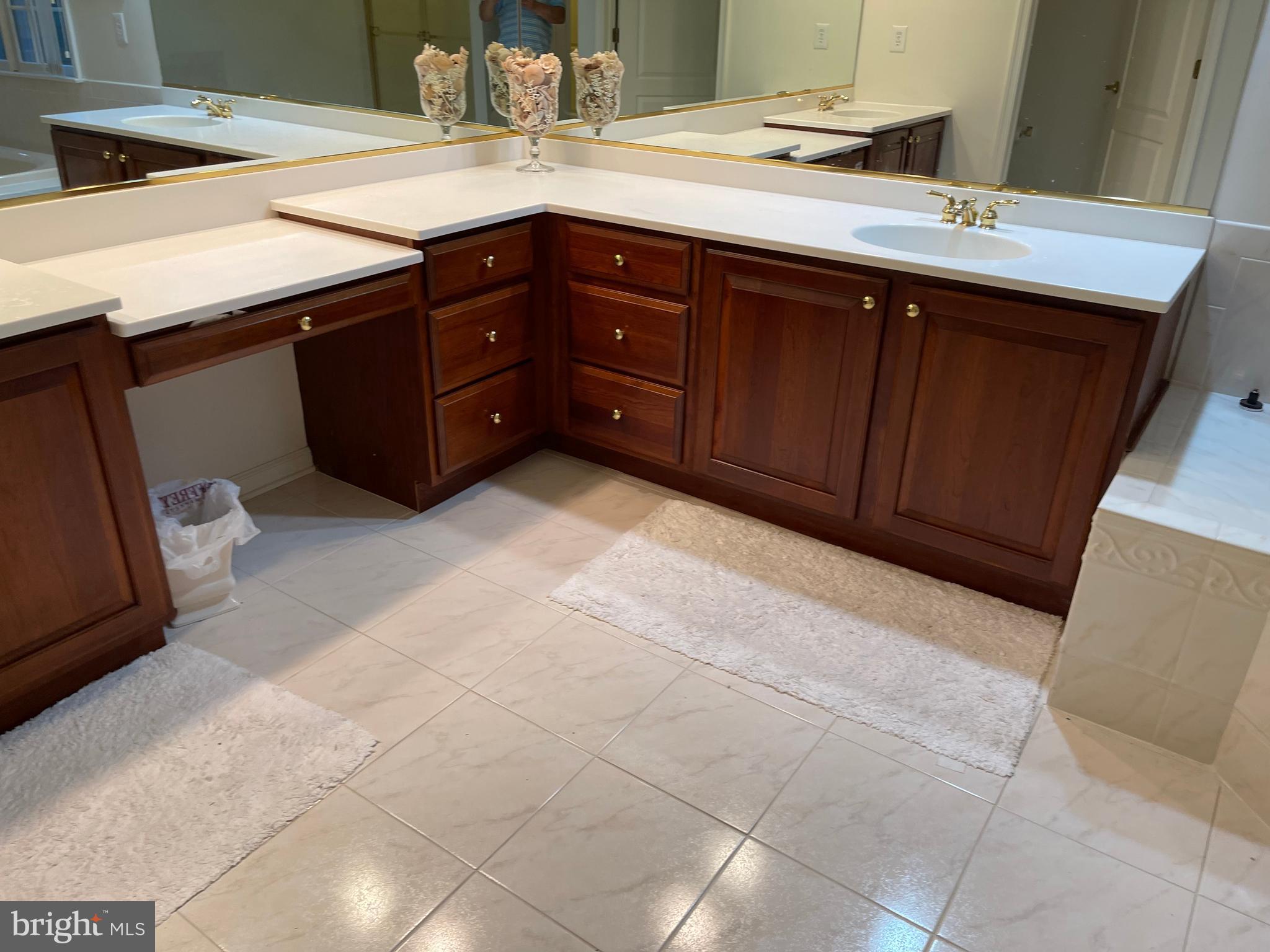 18 Jewel Road Princeton Junction, NJ 08550 - Photo 40 of 66 a bathroom with a sink vanity and a mirror
