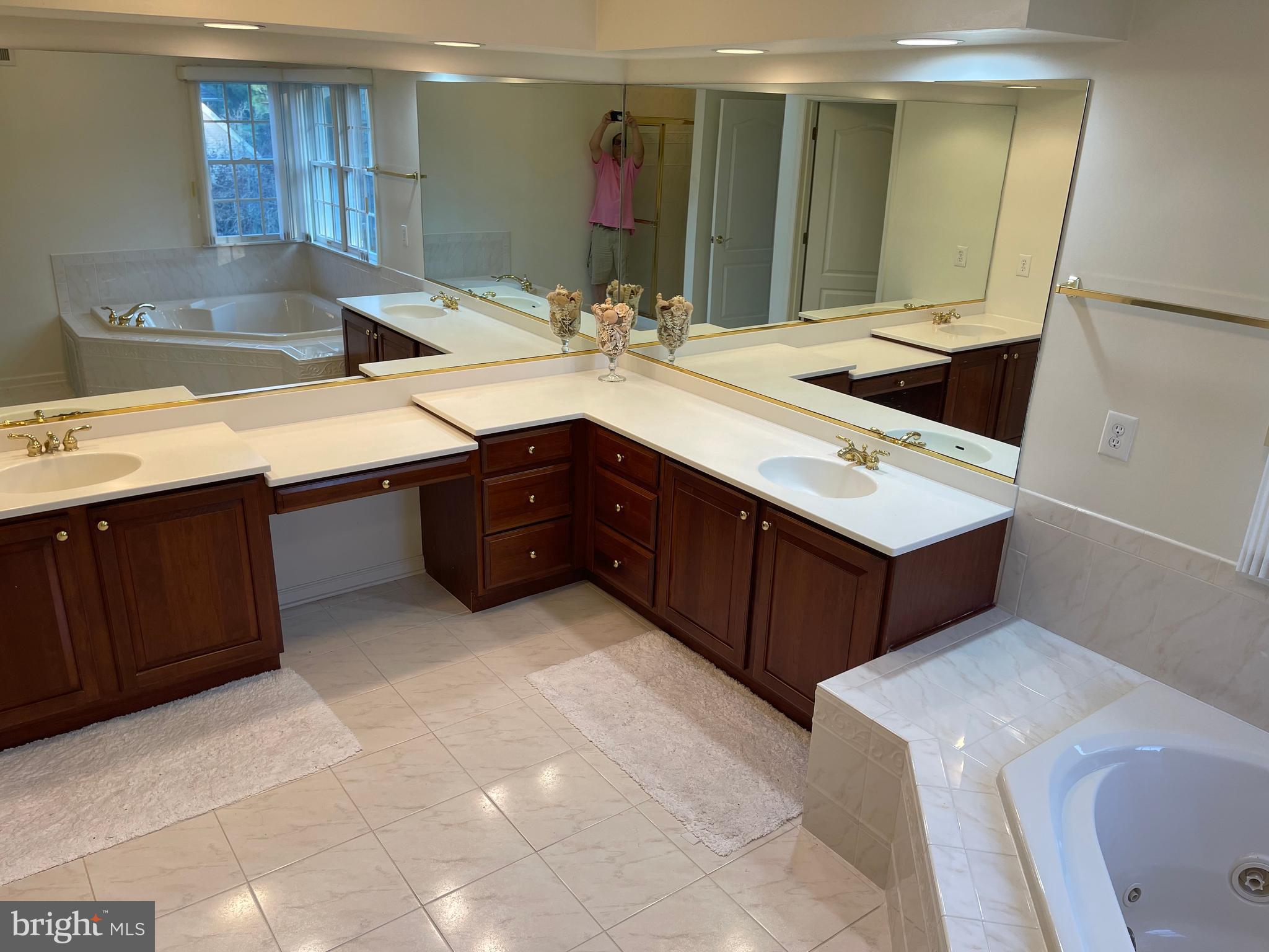 18 Jewel Road Princeton Junction, NJ 08550 - Photo 41 of 66 a bathroom with a sink double vanity and a mirror