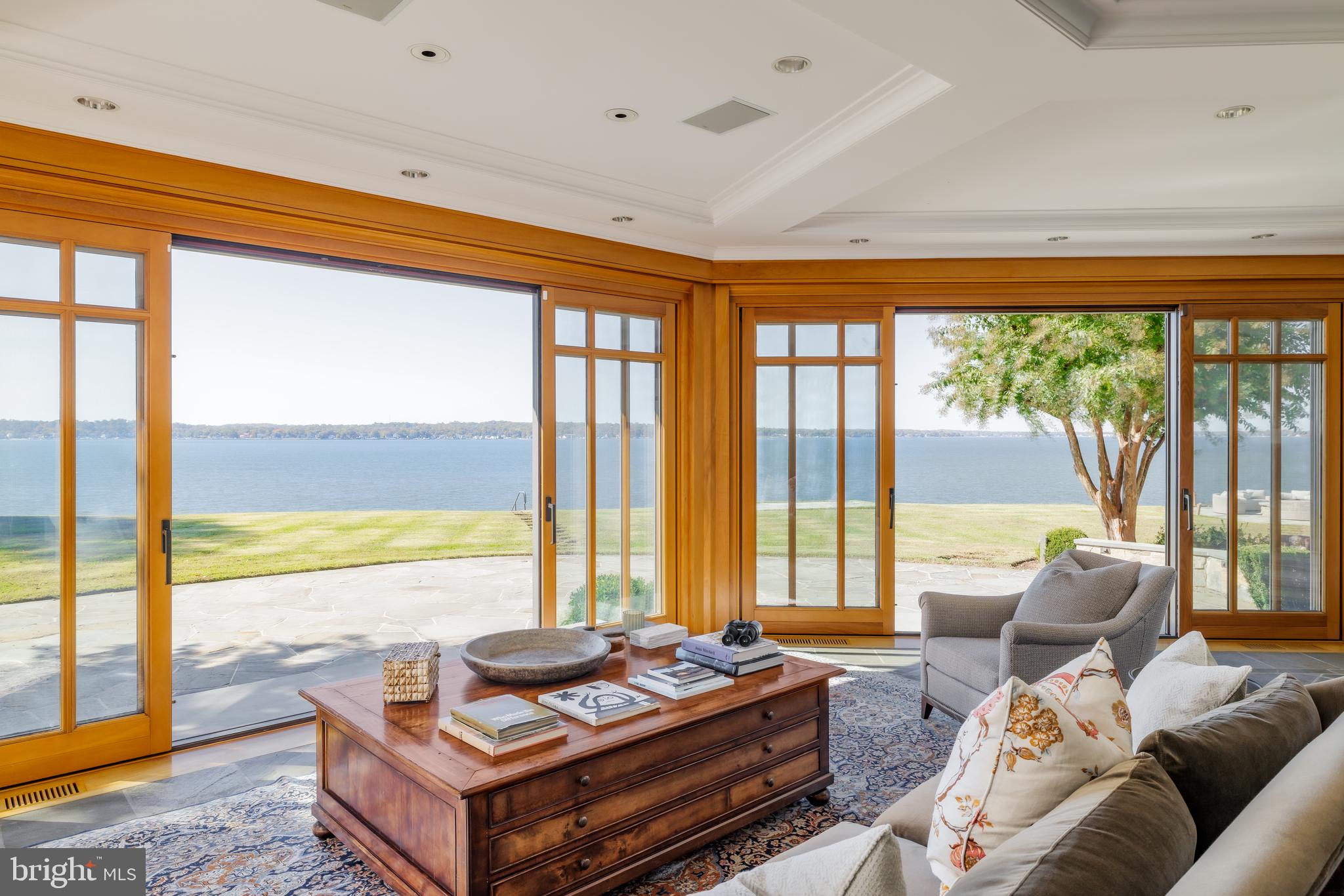 622 Magothy Road Gibson Island, MD 21056 - Photo 11 of 50 Lounging area overlooking the water