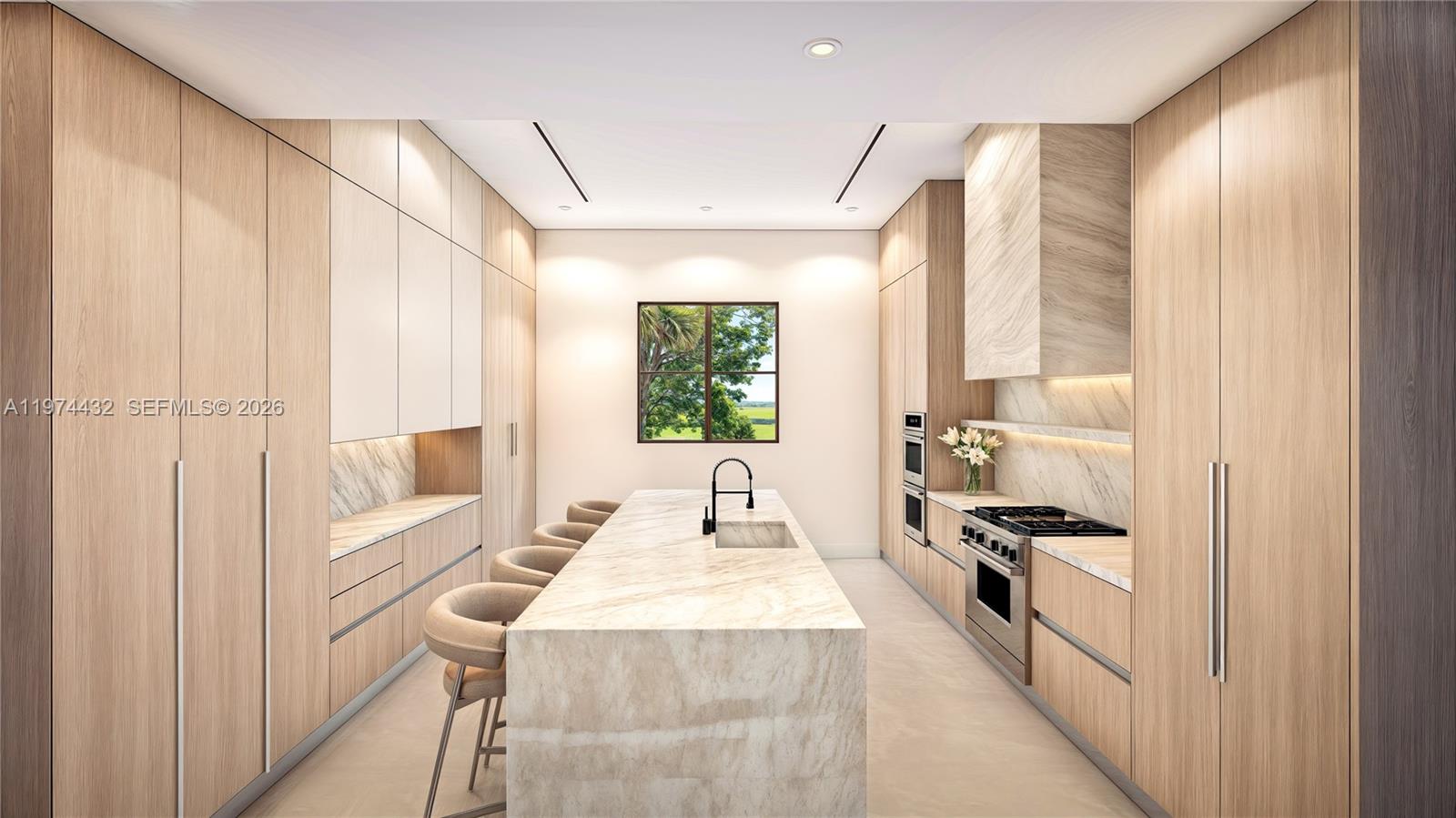 8901 Southwest 120th Street Miami, FL 33186 - Photo 6 of 7 a large white kitchen with a large window