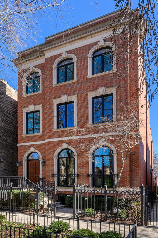 1833 North Howe Street Chicago, IL 60614 - Photo 1 of 41 a front view of a building with glass windows