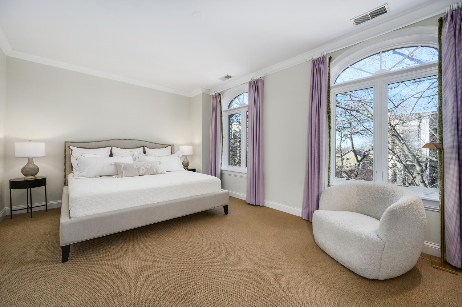 1833 North Howe Street Chicago, IL 60614 - Photo 26 of 41 a bedroom with furniture and a large window