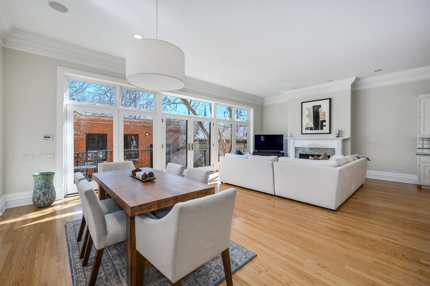 1833 North Howe Street Chicago, IL 60614 - Photo 10 of 41 a living room with furniture and a table