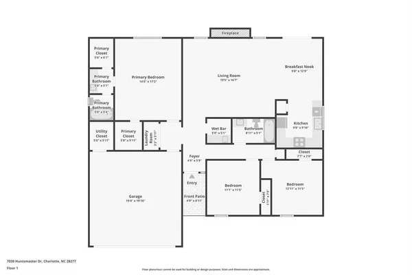 $2,500 | 7030 Huntsmaster Drive, Charlotte, NC 28277