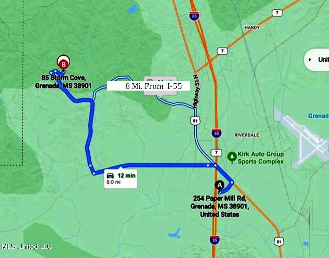 85 Storm Cove Grenada, MS 38901 - Photo 19 of 19 Map5