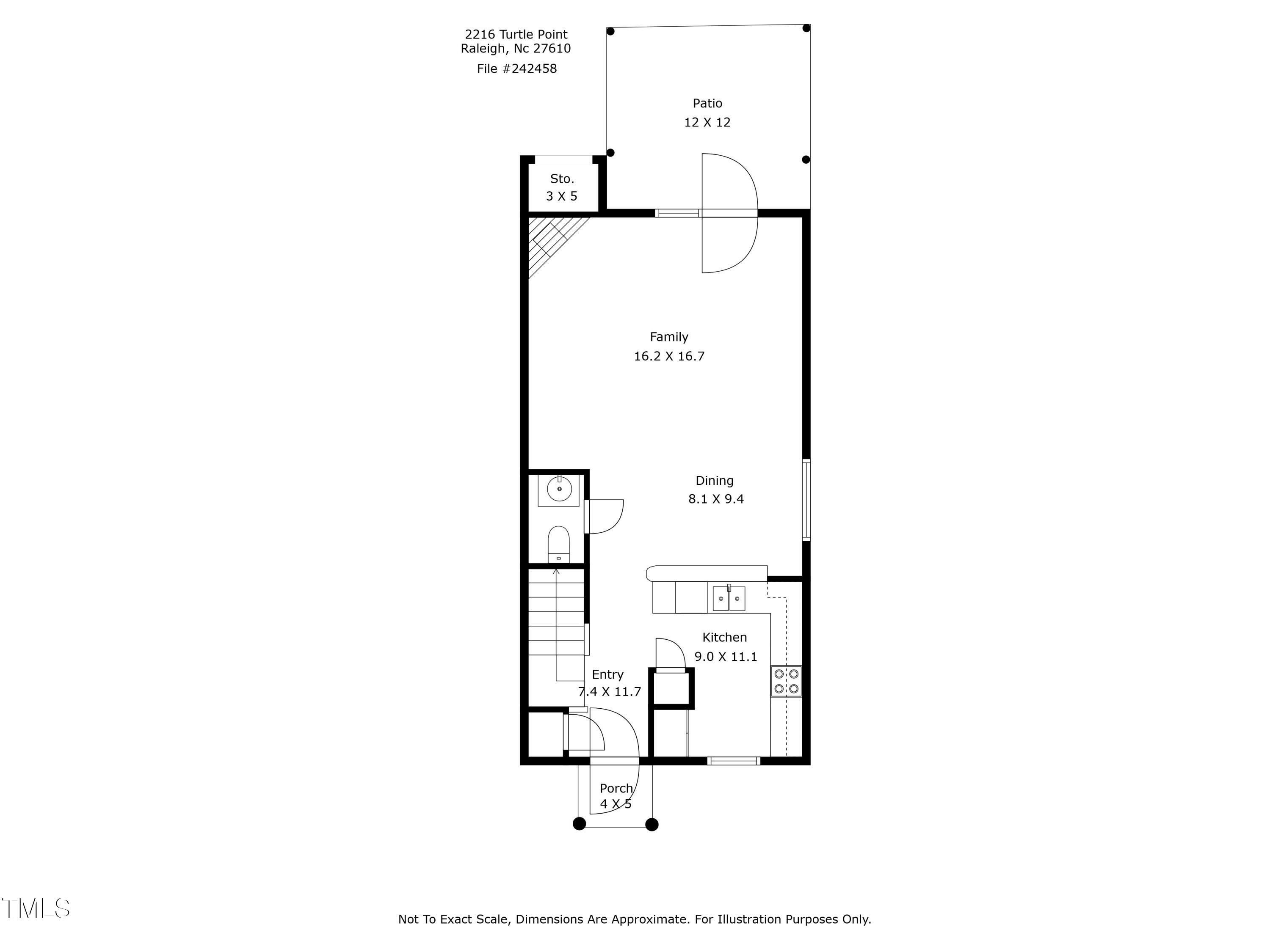 2216 Turtle Point Drive Raleigh, NC 27604 - Photo 27 of 28 1st_floor_2216_turtle_point_drive_raleig