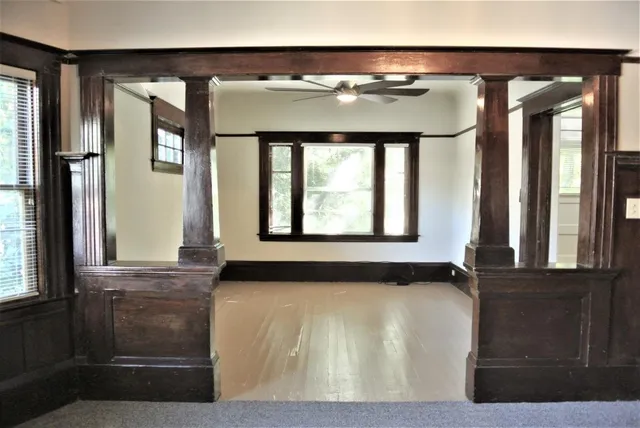 a view of front door