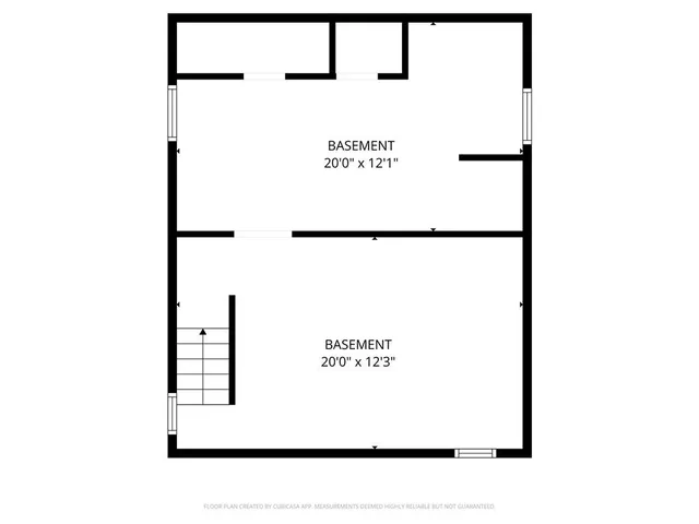 a picture of a bench in a white building