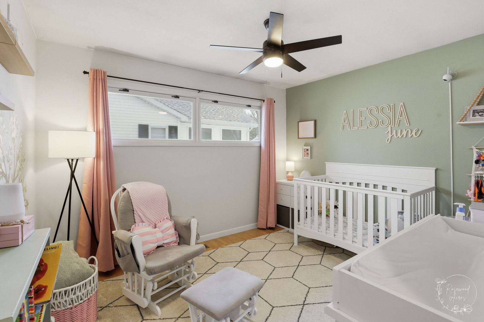 175 North Elm Street Herscher, IL 60941 - Photo 16 of 22 a bedroom with furniture and a chandelier