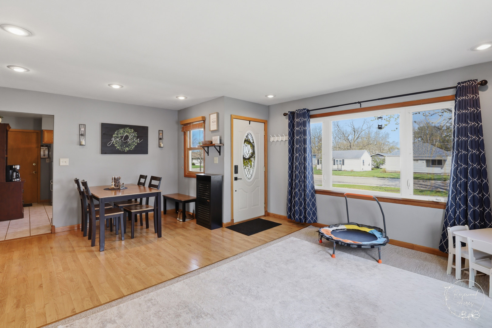 175 North Elm Street Herscher, IL 60941 - Photo 3 of 22 a living room with furniture a window and work place