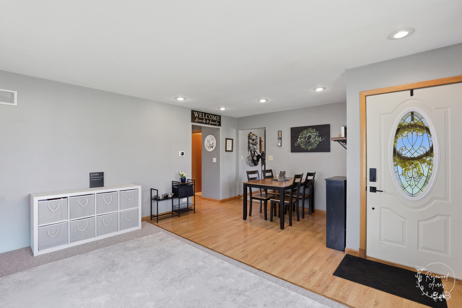 175 North Elm Street Herscher, IL 60941 - Photo 4 of 22 a view of a living room and dining room