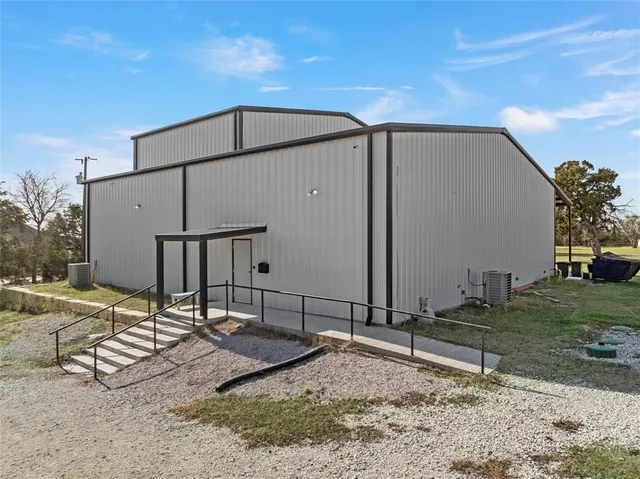 a backyard of a house