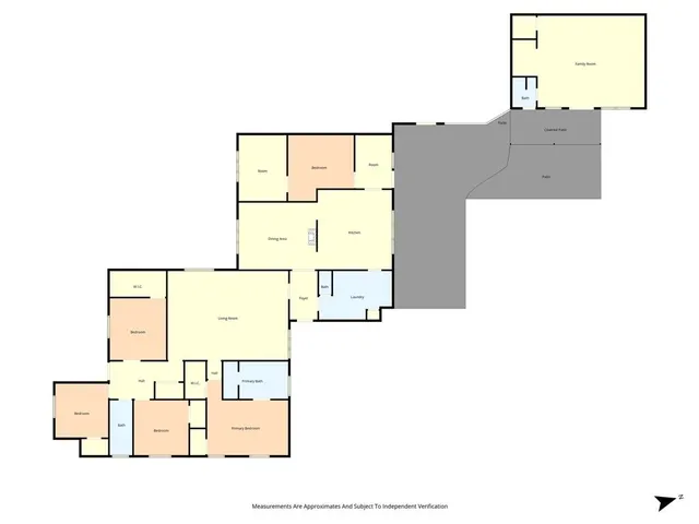 a picture of a floor plan