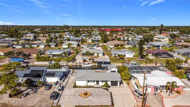 an aerial view of residential building with outdoor space