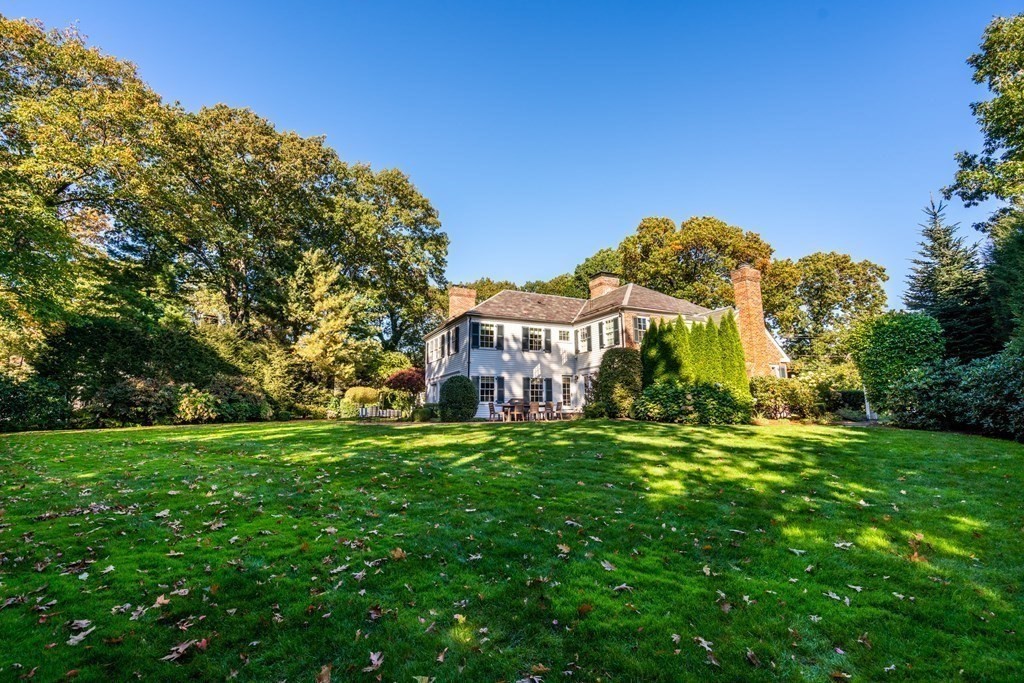 84 Old Colony Road Wellesley, MA 02481 - Photo 2 of 39 a view of a house with a big yard