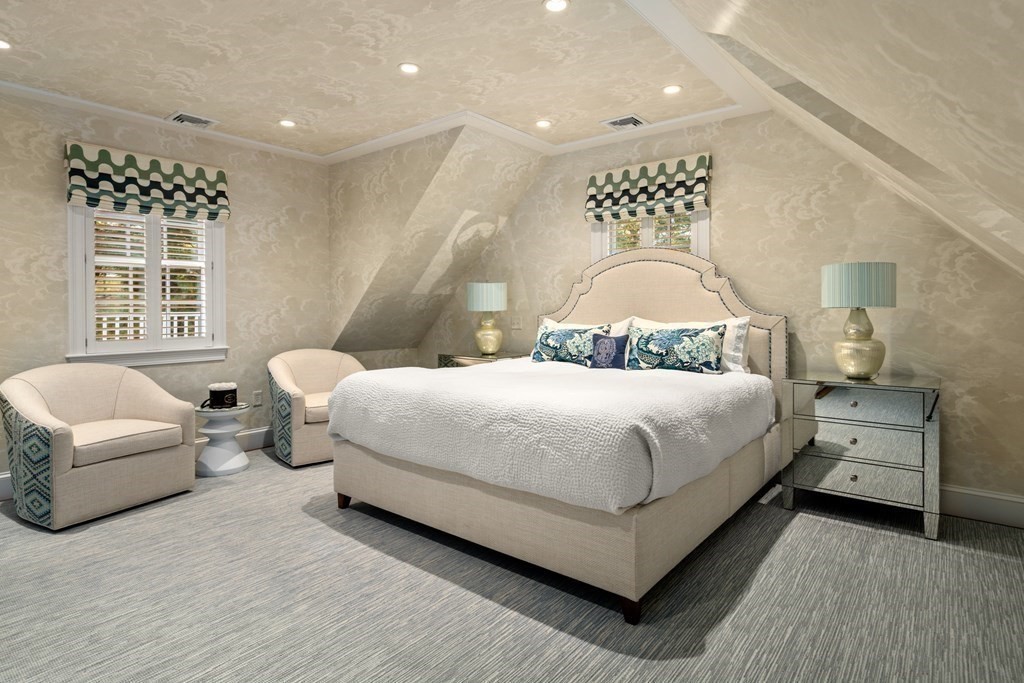 84 Old Colony Road Wellesley, MA 02481 - Photo 21 of 39 a bedroom with a bed and a couch