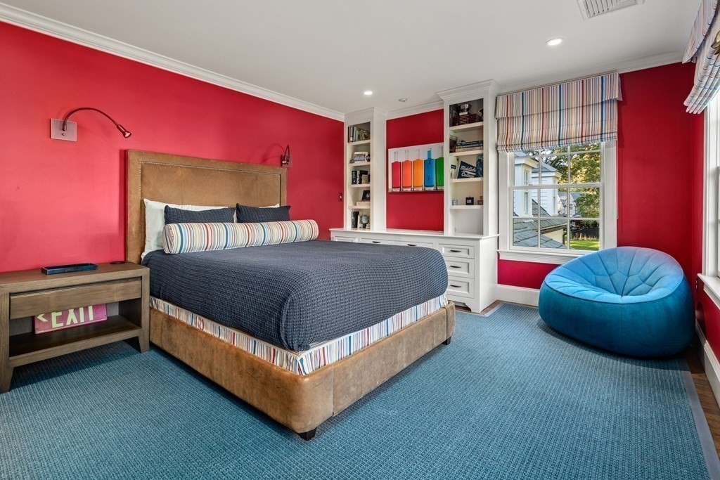 84 Old Colony Road Wellesley, MA 02481 - Photo 27 of 39 a bed sitting in a room next to a window