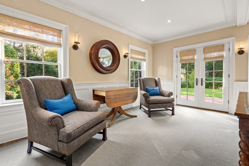 84 Old Colony Road Wellesley, MA 02481 - Photo 9 of 39 a living room with furniture and a large window