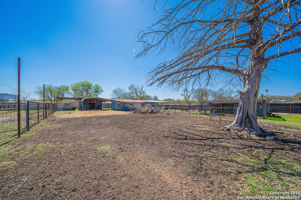 10544 Macaway Road Adkins, TX 78101 - Photo 19 of 40 a view of a backyard