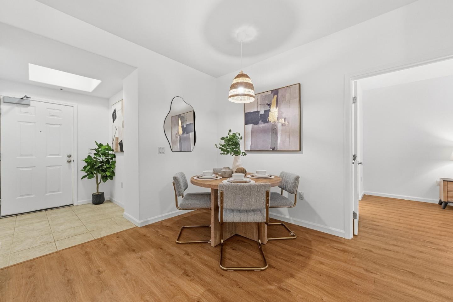 1390 Saddle Rack Street, Unit 223 San Jose, CA 95126 - Photo 7 of 36 a workspace with furniture and wooden floor