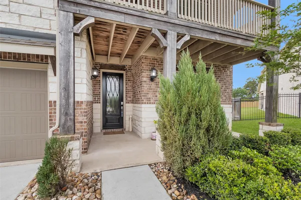 a view of a porch