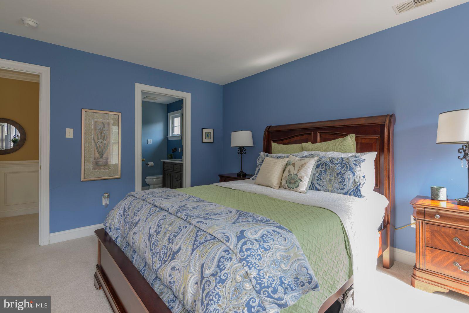 882 Shavertown Road Garnet Valley, PA 19060 - Photo 12 of 33 Serene blue-hued bedroom retreat.