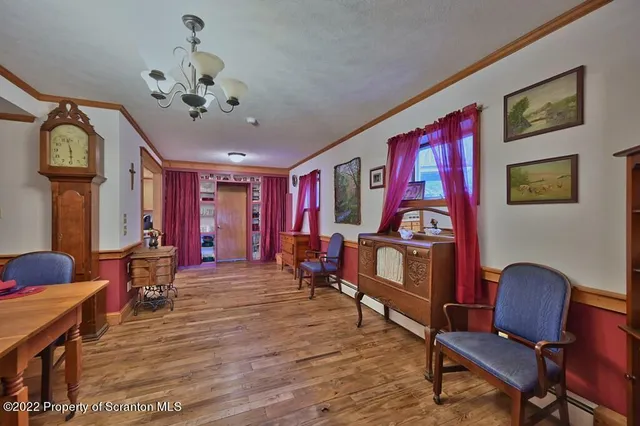 a view of a park with bench