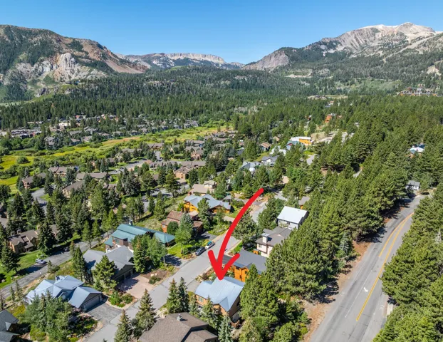 a view of city and mountain