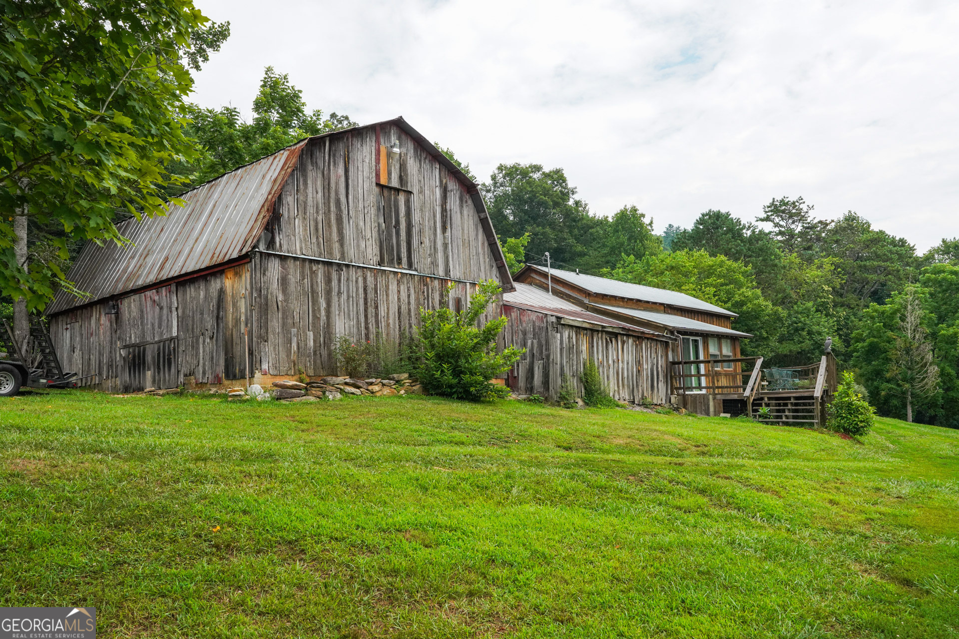 5192 Wolffork Road Rabun Gap, GA 30568 - Photo 22 of 63 a view of a back yard of the house