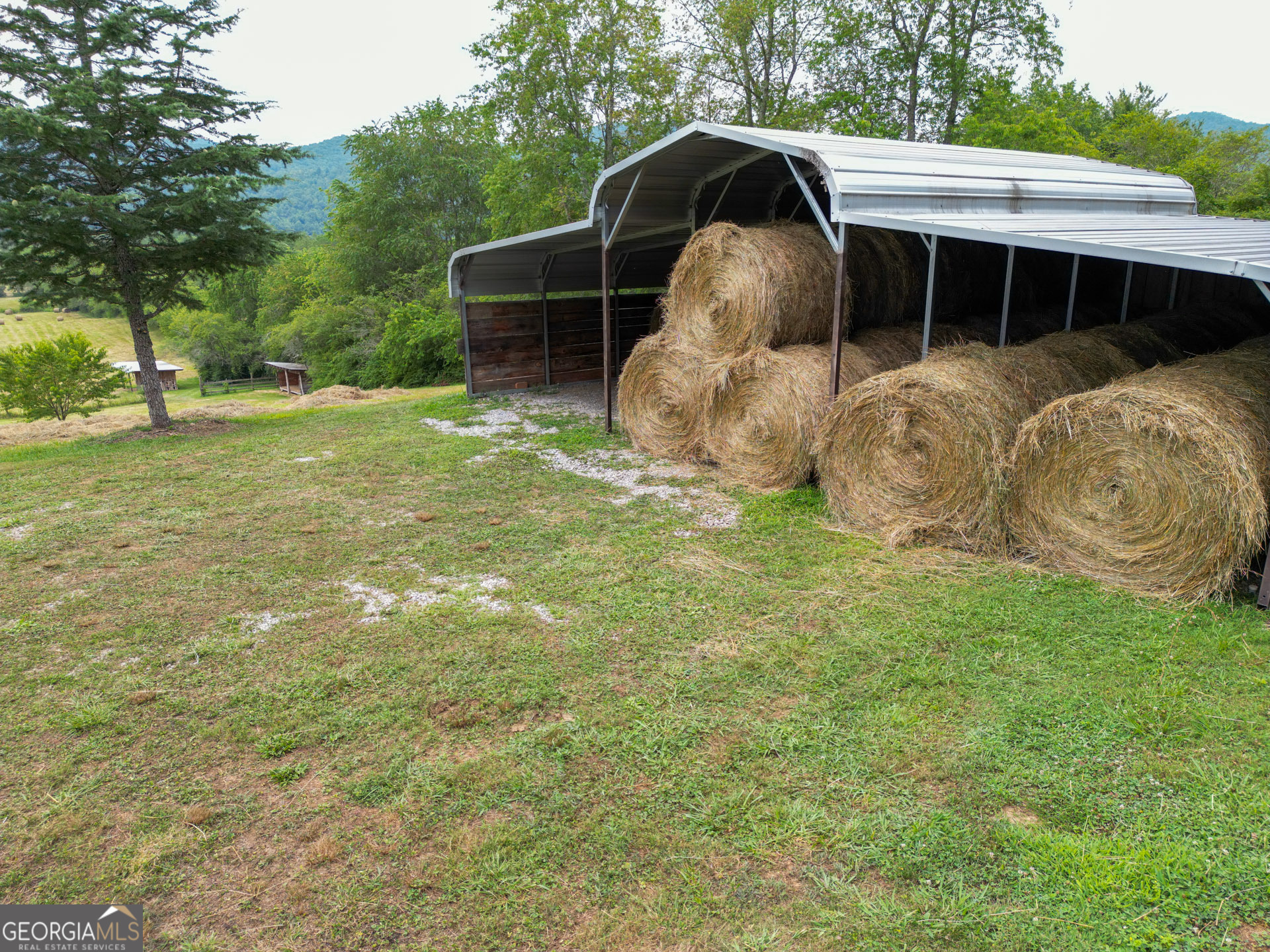 5192 Wolffork Road Rabun Gap, GA 30568 - Photo 23 of 63 a front view of a house with garden