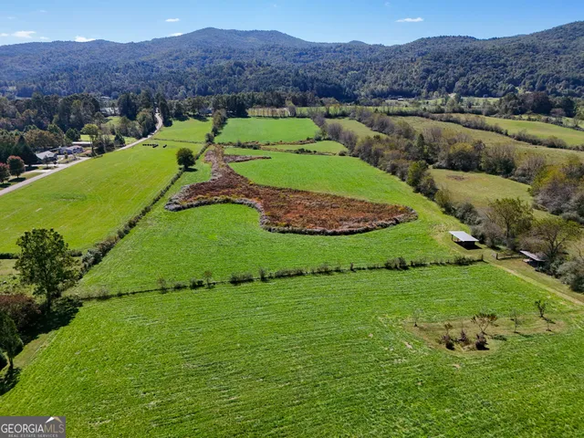 a view of a city with mountains in the background