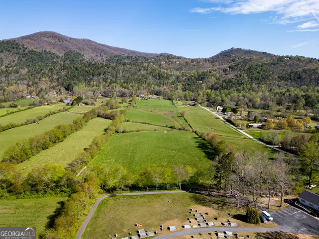a view of a yard with an outdoor space