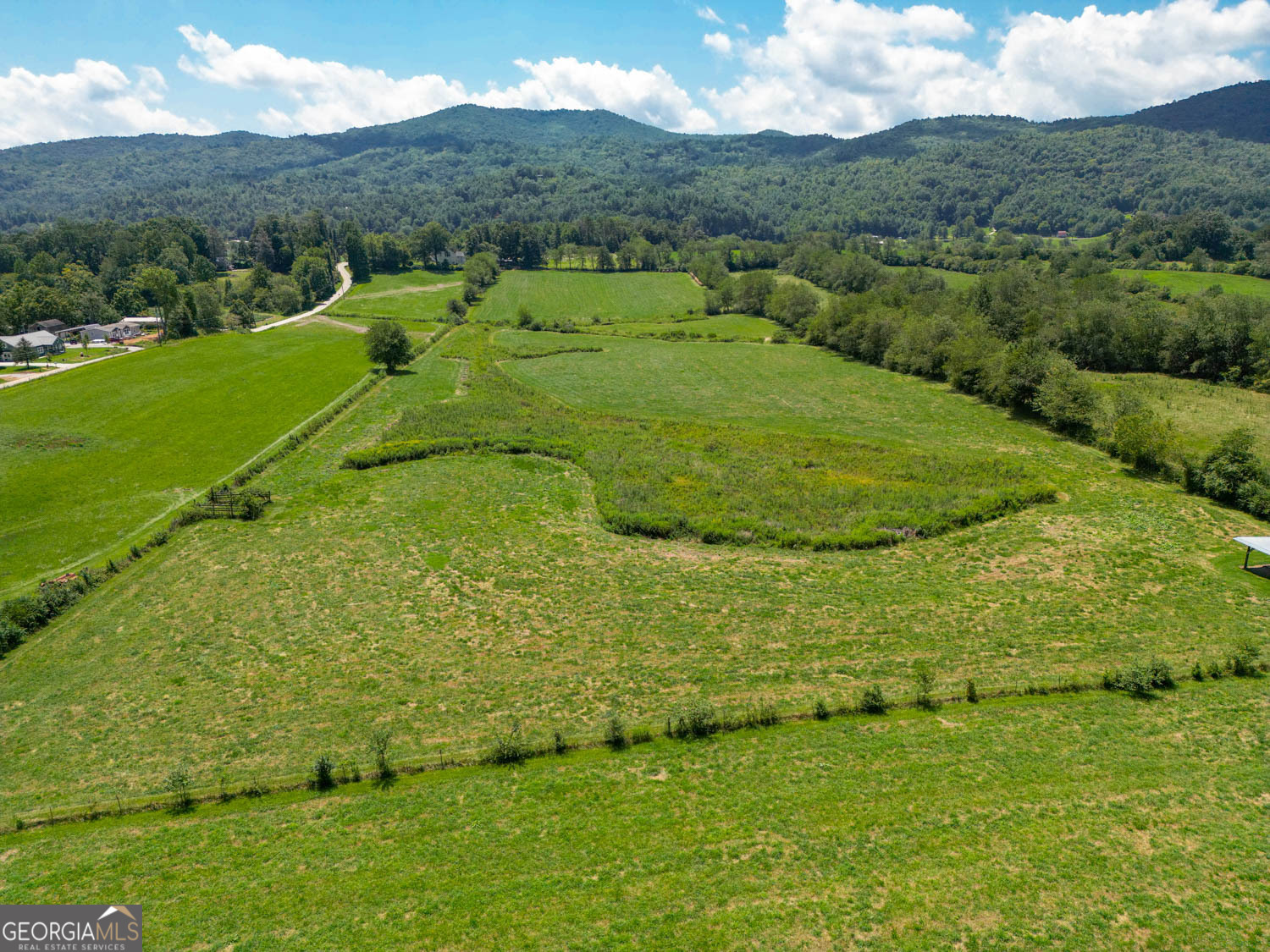 5192 Wolffork Road Rabun Gap, GA 30568 - Photo 53 of 63 a view of a lush green hillside and houses