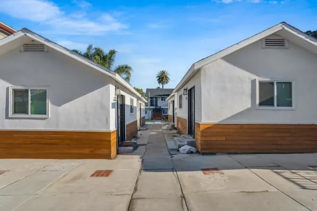 a view of a house with a house