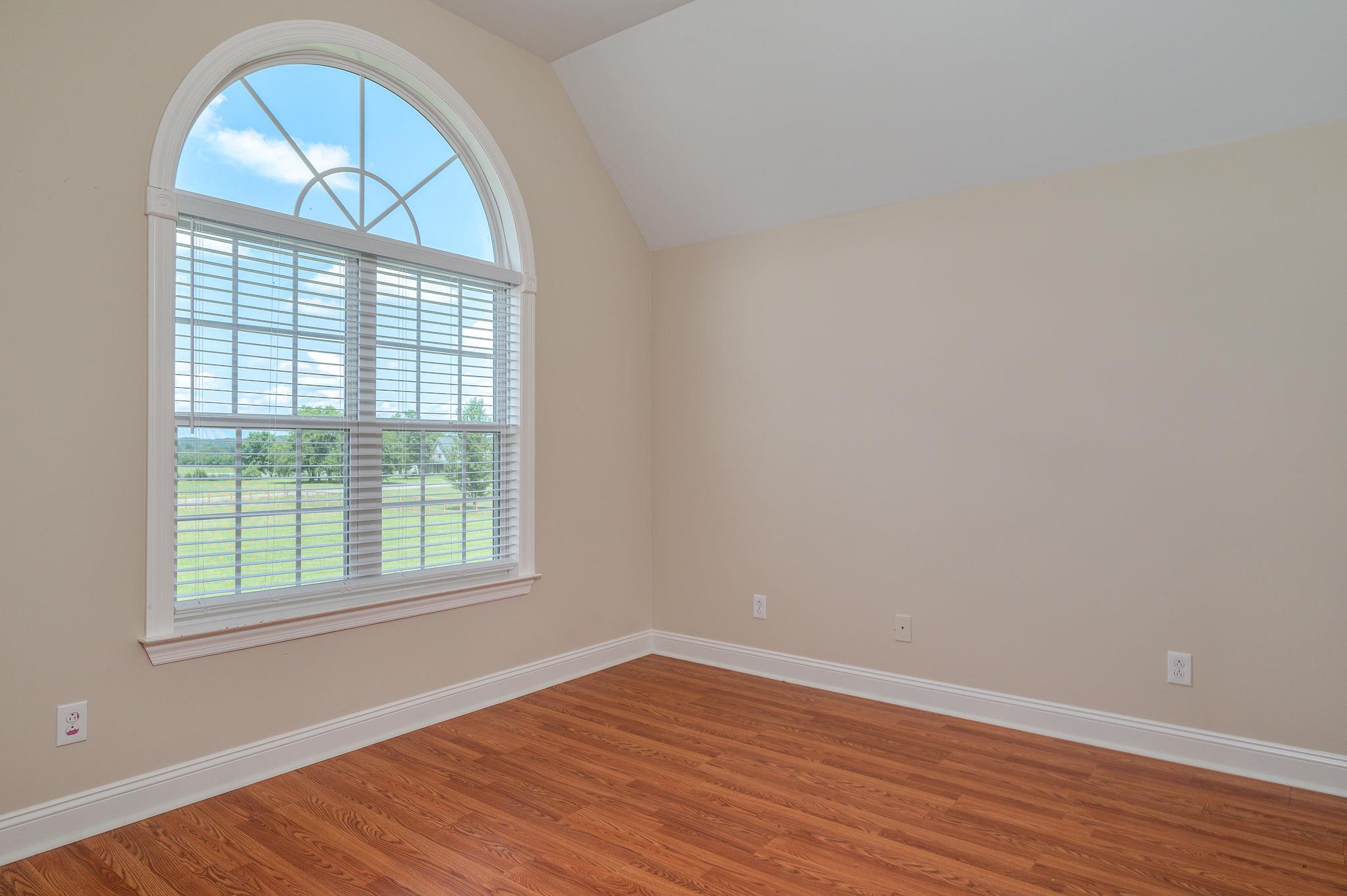 8460 East Gum Road Murfreesboro, TN 37127 - Photo 22 of 30 Guest Room #2 Upstairs. Look at that window!!! No Carpet! Vaulted Ceiling!