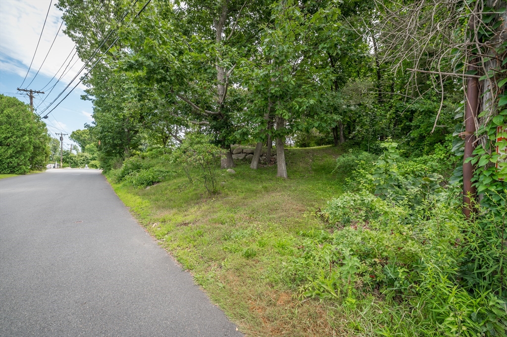 143 Thatcher Road Gloucester, MA 01930 - Photo 22 of 23 a backyard of a house with lots of green space and lake view