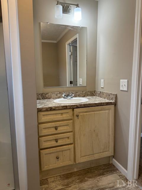 2079 Nursery Road Pamplin, VA 23958 - Photo 9 of 15 a bathroom with a sink and a mirror