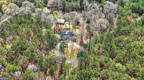 a front view of a house with a outdoor space