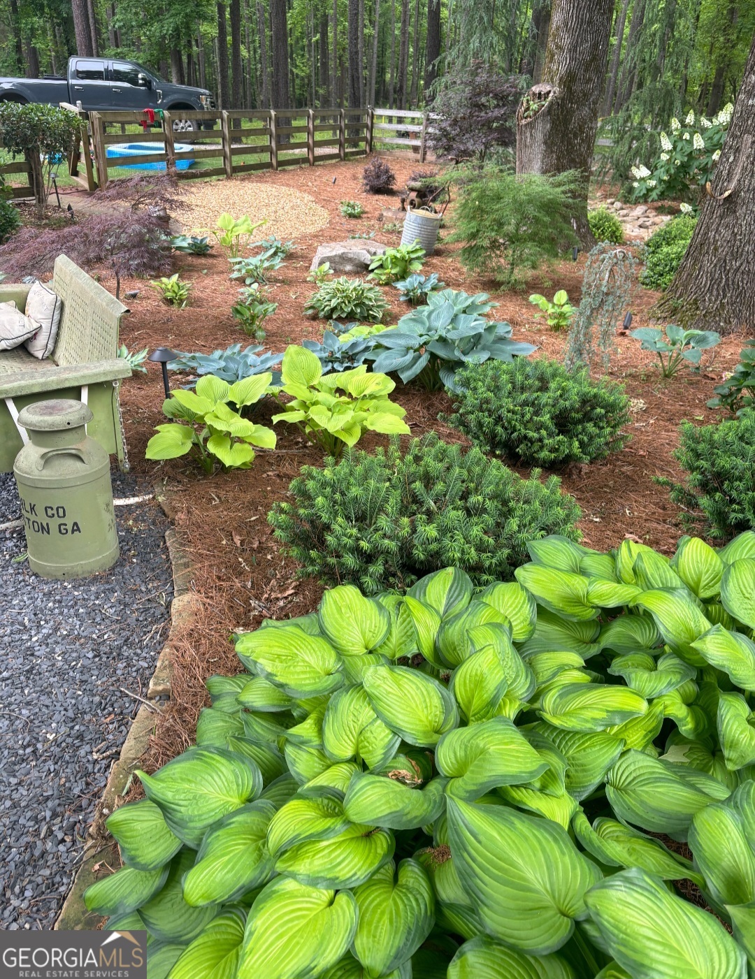 7581 Old Zebulon Road Molena, GA 30258 - Photo 54 of 79 a view of a garden with flowers