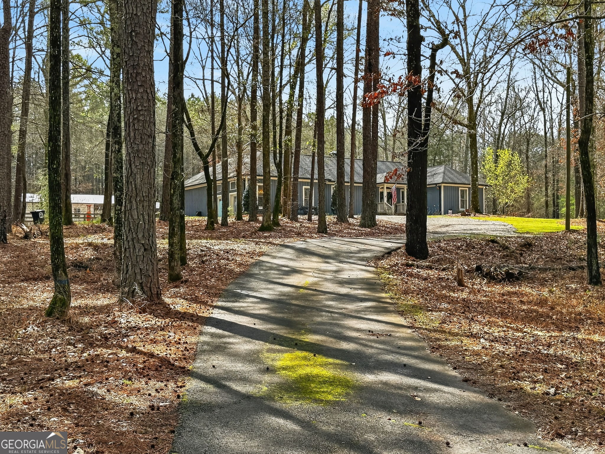 7581 Old Zebulon Road Molena, GA 30258 - Photo 68 of 79 a view of a backyard of the house